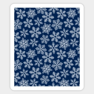 Blue snowflakes Sticker